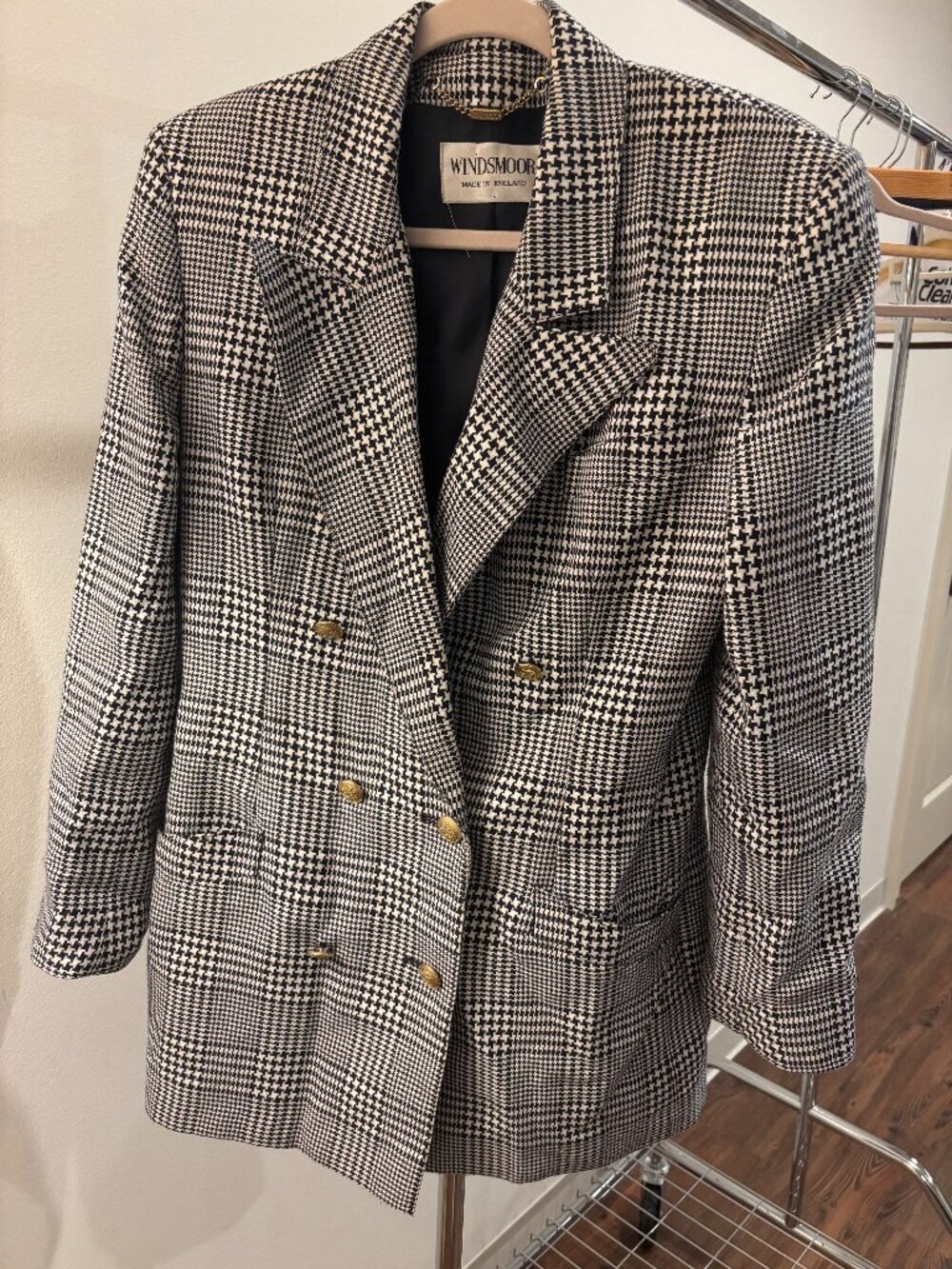 Vintage Windsmoor Houndstooth Blazer
